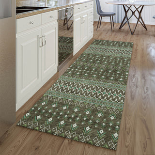 Piper Looms Mayfield Boho AMF708 Brown Machine Washable Area Rug Runner Lifestyle Image Feature
