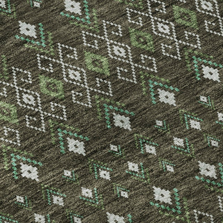 Piper Looms Mayfield Boho AMF708 Brown Machine Washable Area Rug Swatch Image