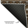 Piper Looms Mayfield Boho AMF708 Chocolate Machine Washable Area Rug Backing Image