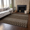 Piper Looms Mayfield Boho AMF708 Chocolate Machine Washable Area Rug Lifestyle Image Feature