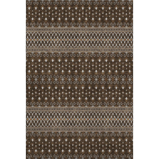 Piper Looms Mayfield Boho AMF708 Chocolate Machine Washable Area Rug main image