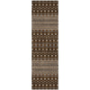 Piper Looms Mayfield Boho AMF708 Chocolate Machine Washable Area Rug Runner Main Image