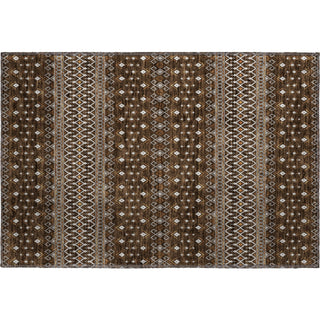 Piper Looms Mayfield Boho AMF708 Chocolate Machine Washable Area Rug Scatter Main Image