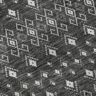 Piper Looms Mayfield Boho AMF708 Gray Machine Washable Area Rug Swatch Image