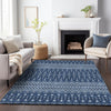 Piper Looms Mayfield Boho AMF708 Navy Machine Washable Area Rug Lifestyle Image Feature