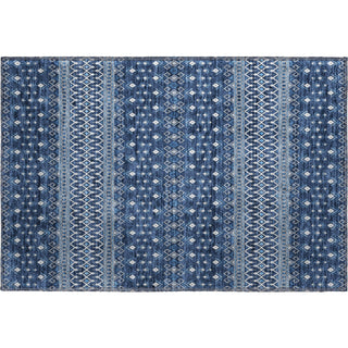 Piper Looms Mayfield Boho AMF708 Navy Machine Washable Area Rug Scatter Main Image