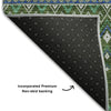 Piper Looms Mayfield Boho AMF708 Olive Machine Washable Area Rug Backing Image