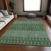 Piper Looms Mayfield Boho AMF708 Olive Machine Washable Area Rug Lifestyle Image Feature