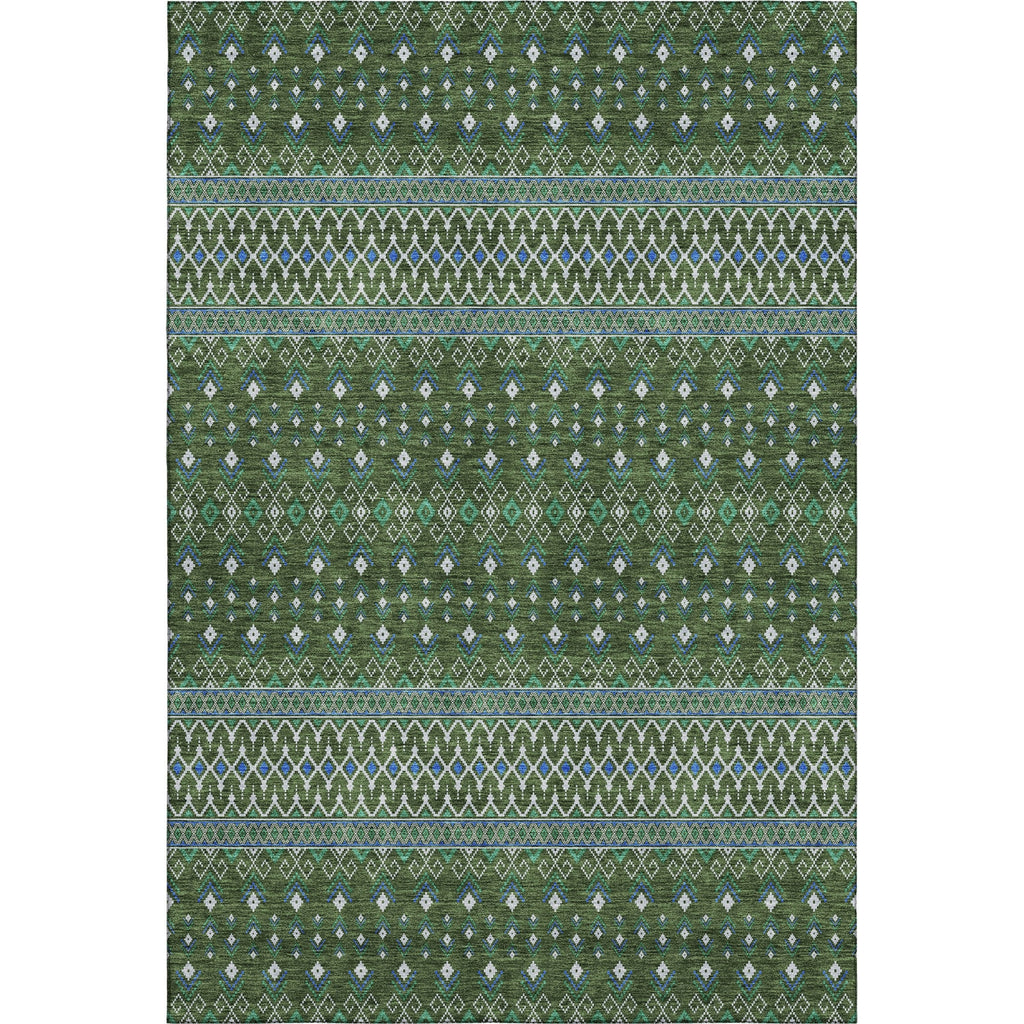 Piper Looms Mayfield Boho AMF708 Olive Machine Washable Area Rug main image