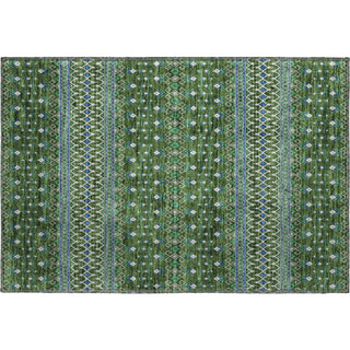Piper Looms Mayfield Boho AMF708 Olive Machine Washable Area Rug Scatter Main Image