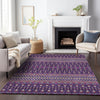 Piper Looms Mayfield Boho AMF708 Purple Machine Washable Area Rug Lifestyle Image Feature