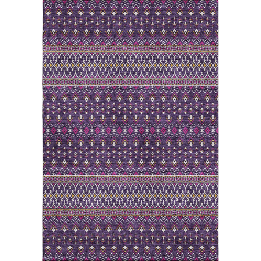 Piper Looms Mayfield Boho AMF708 Purple Machine Washable Area Rug main image
