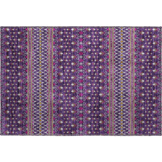 Piper Looms Mayfield Boho AMF708 Purple Machine Washable Area Rug Scatter Main Image