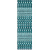 Piper Looms Mayfield Boho AMF708 Teal Machine Washable Area Rug Runner Main Image