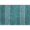 Piper Looms Mayfield Boho AMF708 Teal Machine Washable Area Rug Scatter Main Image