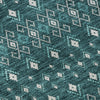 Piper Looms Mayfield Boho AMF708 Teal Machine Washable Area Rug Swatch Image