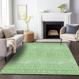 Piper Looms Mayfield Boho AMF709 Aloe Machine Washable Area Rug Lifestyle Image Feature