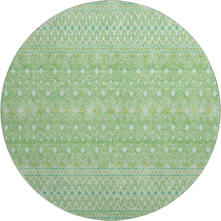 Piper Looms Mayfield Boho AMF709 Aloe Machine Washable Area Rug Round Main Image
