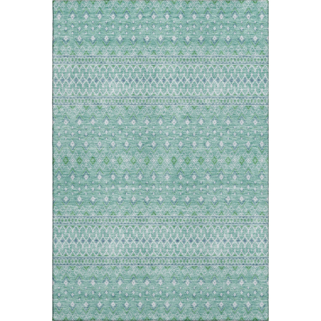 Piper Looms Mayfield Boho AMF709 Aqua Machine Washable Area Rug main image