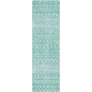 Piper Looms Mayfield Boho AMF709 Aqua Machine Washable Area Rug Runner Main Image