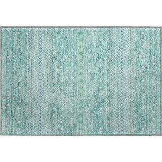 Piper Looms Mayfield Boho AMF709 Aqua Machine Washable Area Rug Scatter Main Image