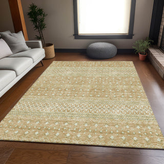Piper Looms Mayfield Boho AMF709 Copper Machine Washable Area Rug Lifestyle Image Feature