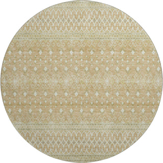 Piper Looms Mayfield Boho AMF709 Copper Machine Washable Area Rug Round Main Image