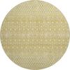 Piper Looms Mayfield Boho AMF709 Gold Machine Washable Area Rug Round Main Image