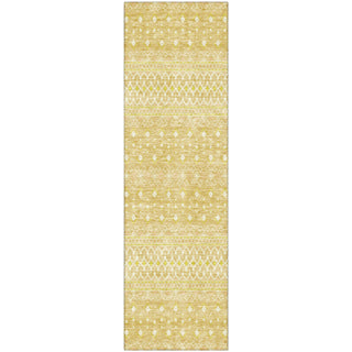Piper Looms Mayfield Boho AMF709 Gold Machine Washable Area Rug Runner Main Image