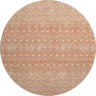 Piper Looms Mayfield Boho AMF709 Salmon Machine Washable Area Rug Round Main Image