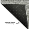 Piper Looms Mayfield Boho AMF709 Silver Machine Washable Area Rug Backing Image
