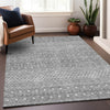 Piper Looms Mayfield Boho AMF709 Silver Machine Washable Area Rug Lifestyle Image Feature