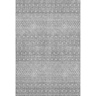 Piper Looms Mayfield Boho AMF709 Silver Machine Washable Area Rug main image