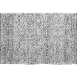 Piper Looms Mayfield Boho AMF709 Silver Machine Washable Area Rug Scatter Main Image