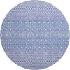 Piper Looms Mayfield Boho AMF709 Sky Machine Washable Area Rug Round Main Image