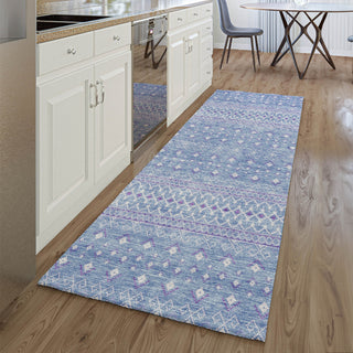 Piper Looms Mayfield Boho AMF709 Sky Machine Washable Area Rug Runner Lifestyle Image Feature