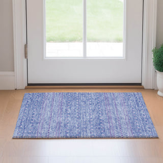Piper Looms Mayfield Boho AMF709 Sky Machine Washable Area Rug Scatter Lifestyle Image Feature