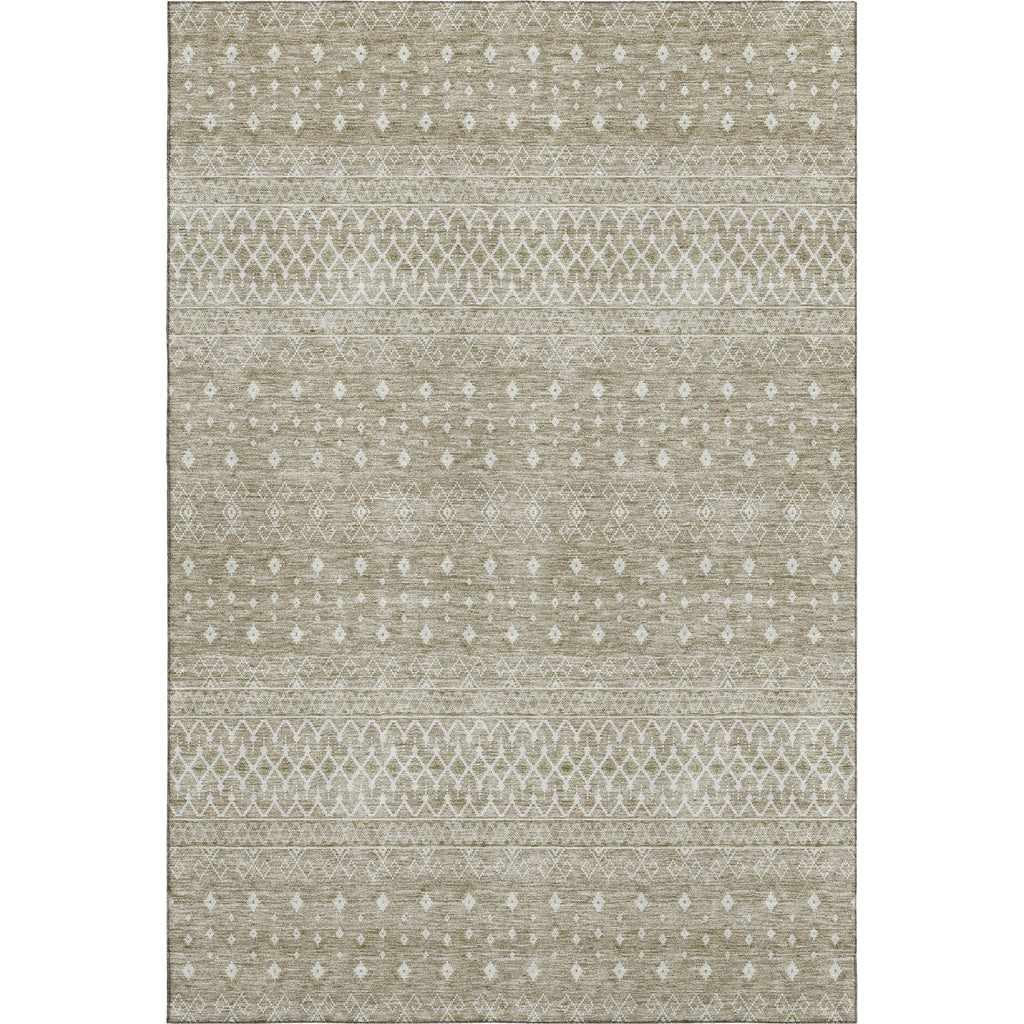 Piper Looms Mayfield Boho AMF709 Taupe Machine Washable Area Rug main image