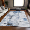 Piper Looms Mayfield Modern AMF710 Blue Machine Washable Area Rug Lifestyle Image Feature