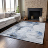 Piper Looms Mayfield Modern AMF710 Blue Machine Washable Area Rug Lifestyle Image Feature