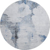 Piper Looms Mayfield Modern AMF710 Blue Machine Washable Area Rug Round Main Image