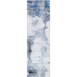 Piper Looms Mayfield Modern AMF710 Blue Machine Washable Area Rug Runner Main Image