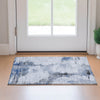 Piper Looms Mayfield Modern AMF710 Blue Machine Washable Area Rug Scatter Lifestyle Image Feature