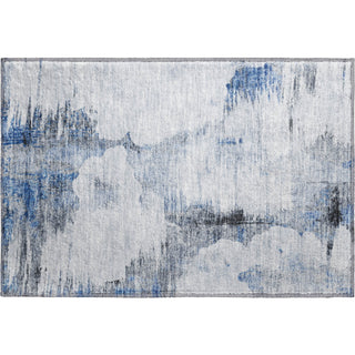 Piper Looms Mayfield Modern AMF710 Blue Machine Washable Area Rug Scatter Main Image
