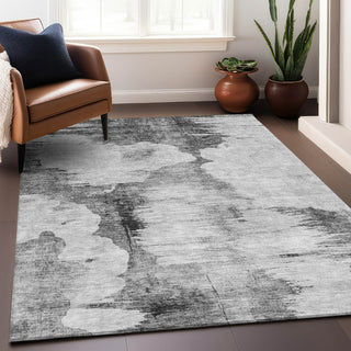 Piper Looms Mayfield Modern AMF710 Gray Machine Washable Area Rug Lifestyle Image Feature
