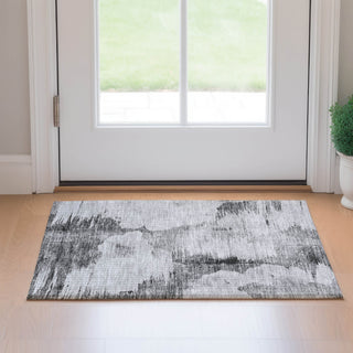 Piper Looms Mayfield Modern AMF710 Gray Machine Washable Area Rug Scatter Lifestyle Image Feature