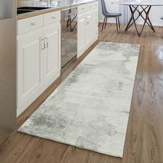 Piper Looms Mayfield Modern AMF710 Silver Machine Washable Area Rug Runner Lifestyle Image Feature