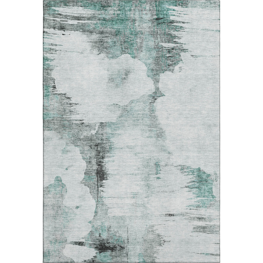 Piper Looms Mayfield Modern AMF710 Teal Machine Washable Area Rug main image