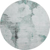 Piper Looms Mayfield Modern AMF710 Teal Machine Washable Area Rug Round Main Image