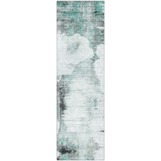 Piper Looms Mayfield Modern AMF710 Teal Machine Washable Area Rug Runner Main Image